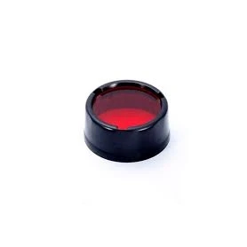 Afbeelding van NiteCore NITNFR25 Kleurfilter EC1, EC2, EA1, EA2, MT2C, P12, SRT3, SRT5 en zaklampen met een Ø 25 mm Rood