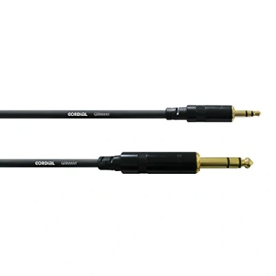 Image de Cordial CFM 1,5 WV Câble mini Jack 3.5mm/Jack 6.3mm 1.5m