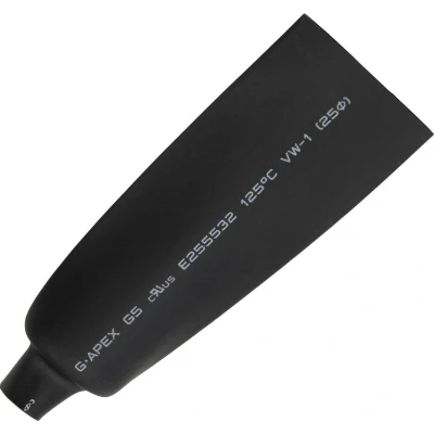 Afbeelding van TRU COMPONENTS 1570158 Krimpkous zonder lijm Zwart 25 mm 12.50 Krimpverhouding:2:1 5 m