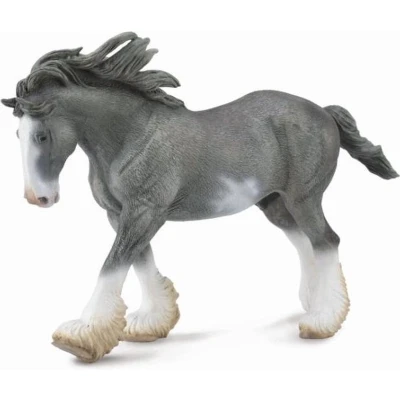 Afbeelding van Collecta Paarden: Clydesdale Hengst 20 Cm Grijs
