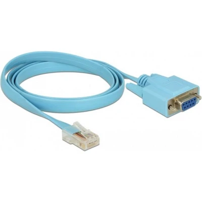 Afbeelding van Delock Adapter RS 232 DB9 aansluiting &gt; 1x RJ45 stekker 1m