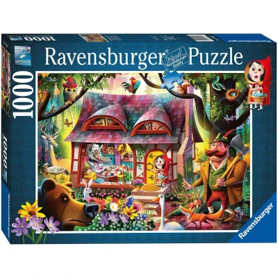 Afbeelding van Ravensburger Puzzel Roodkapje en de Wolf legpuzzel 1000 stukjes