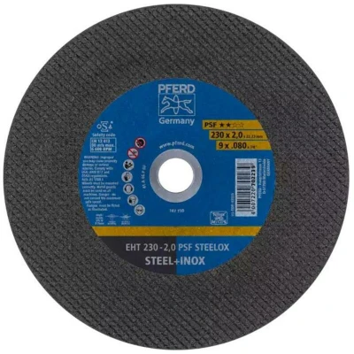Afbeelding van PFERD EHT 230 2,0 PSF STEELOX 69901410 Doorslijpschijf recht mm 25 stuk(s) RVS, Staal