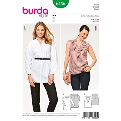 Afbeelding van Burda Naaipatroon 6456 Blouse in variaties