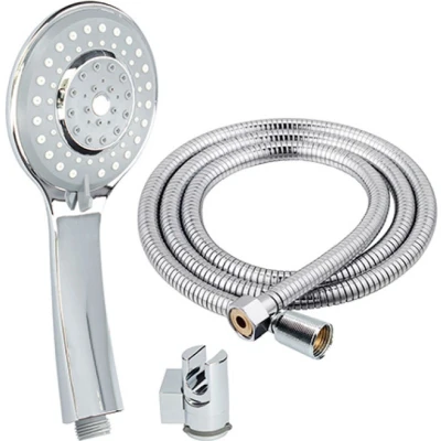 Afbeelding van een douchekop met slang die rechtsreeks naar het water loopt Fontastock H 1/2&quot; 2 m