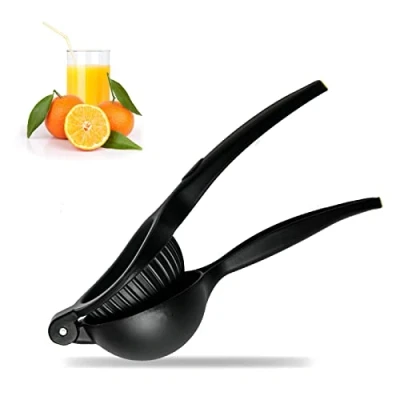 Afbeelding van Handpers Juicer Handleiding, Roestvrij Staal Aluminium Legering, Anti corrosief, BPA vrij, Draagbare Citruspers voor Limoen, Sinaasappel, Appelsap, Fruit, Stevig Duurzaam