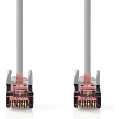 Afbeelding van Nedis Ccgb85221Gy30 Cat6 S/Ftp Netwerkkabel Rj45 (8P8C) Male 3,0 M Grijs