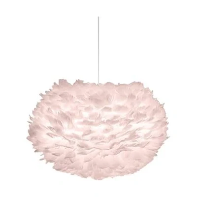 Afbeelding van Umage Eos Medium hanglamp light rose met koordset wit Ø 45 cm