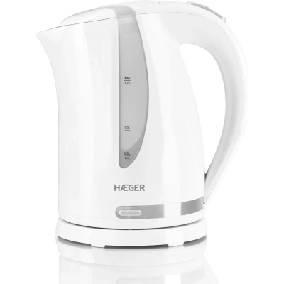 Afbeelding van Waterkoker Haeger EK 22W.022A Roestvrij staal Wit 2200 W 1,7 L