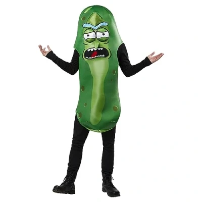 Afbeelding van Rubie&#039;s 703153OS Rick Morty augurk kostuum voor volwassenen, groen, één maat