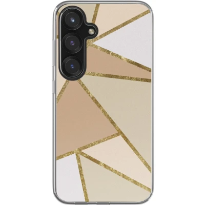 Afbeelding van imoshion hoesje Geschikt voor Samsung Galaxy S25 Design Graphic Beige