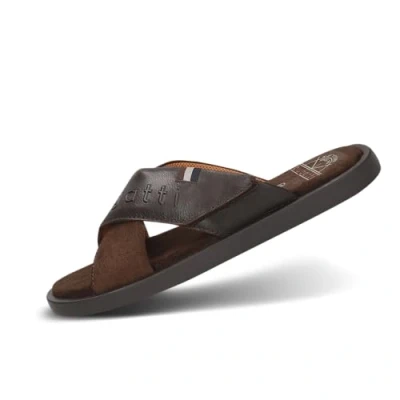 Afbeelding van bugatti Sandalen, Heren, Maat: 41, Dark brown Leer