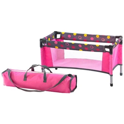 Afbeelding van Bayer Chic 2000 Poppen Reisbedje Funny Pink