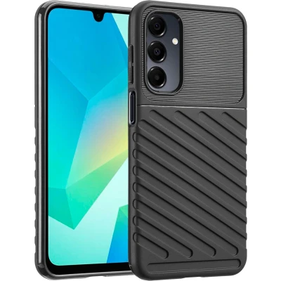 Afbeelding van imoshion Hoesje Geschikt voor Samsung Galaxy A16 (5G) Siliconen Thunder Backcover Zwart