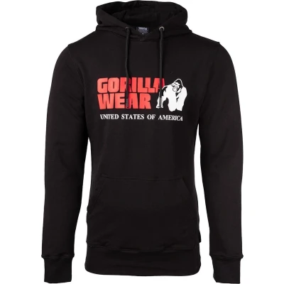 Afbeelding van Gorilla Wear Classic Hoodie, Heren, Maat: Small, Black