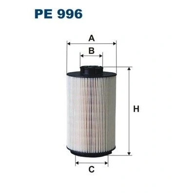 Afbeelding van FILTRON PE 996 Brandstoffilter Filter insert VOLVO: FL II, FE