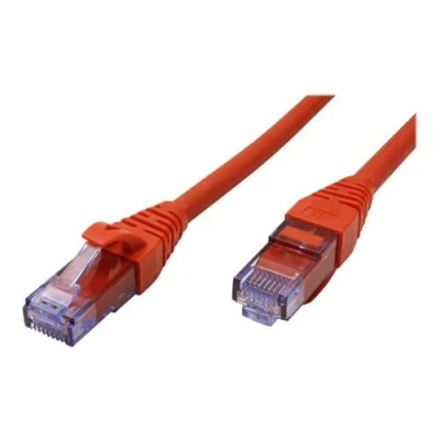 Image de Roline Cordon de raccordement RJ 45 (M) pour 10 m UTP CAT 6a sans halogène, moulé, bloqué rouge