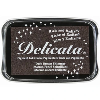 Afbeelding van Delicata inktkussen Dark brown shimmer DE 000 354