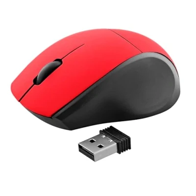 Afbeelding van Muis TNB MM240RD Zwart Rood Zwart/Rood