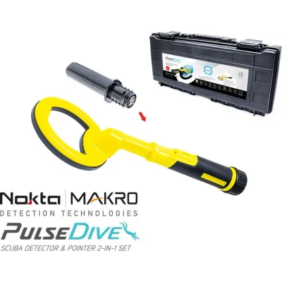 Afbeelding van Nokta Makro Metaaldetector Pulse Dive Geel Set
