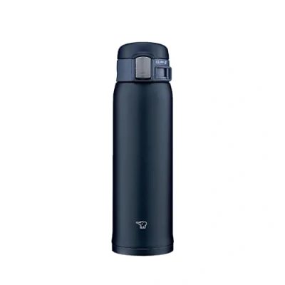 Afbeelding van Zojirushi ZOJIRUSHI) Roestvrijstalen waterfles met eenvoudige drukopening 480 ml marineblauw SM SF48 AD
