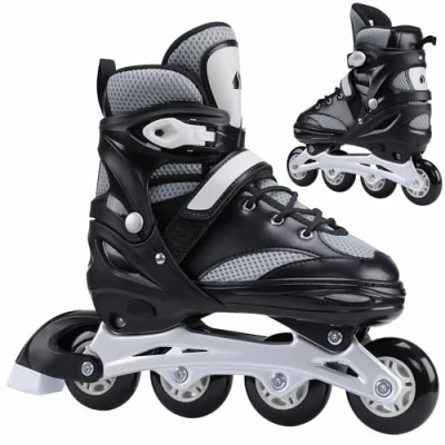Afbeelding van Navaris verstelbare skeelers meisjes en jongens Inline skates maat Inlineskates kinderen Meerdere maten