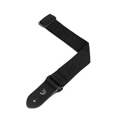 Afbeelding van D&#039;Addario Ukulelegordel SUK300 zwart Poly Pro Gitaarband