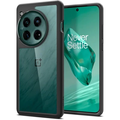 Afbeelding van Spigen Ultra Hybrid Hoesje Geschikt Voor OnePlus 12 Back Cover Matte Zwart