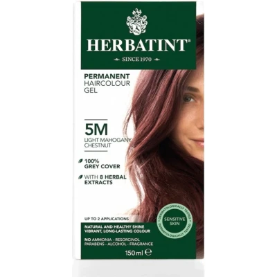 Afbeelding van Herbatint Haarverf Gel 5M Licht Mahony Kastanje