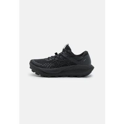 Afbeelding van Asics Geltrabuco 13 GTX Trail hardloopschoenen, Dames, Maat: 43.5, Black/graphite grey Textiel/ synthetisch