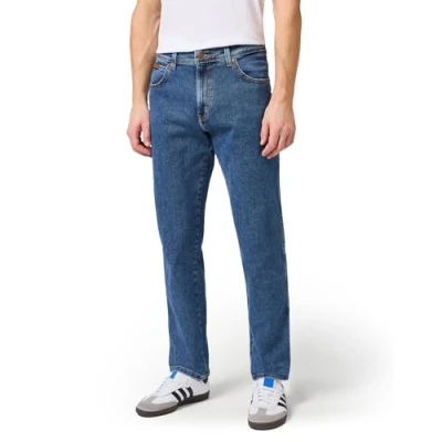 Image de Wrangler Herren Texas Straight Jeans, Stonewash, 34W / 34L EU