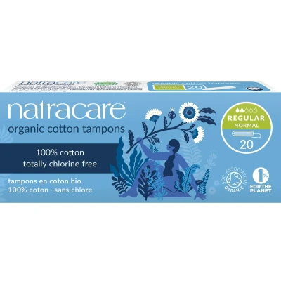 Afbeelding van Natracare Cotton Tampons Regular 20ST