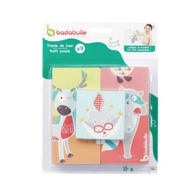 Image de Puzzle de bain Badabulle Multicolore 9 pièces
