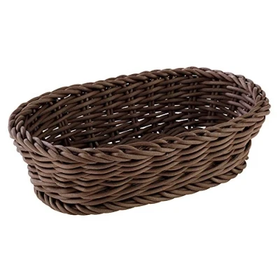 Afbeelding van APS 50627 PROFI LINE mand ovaal polypropyleen donkerbruin 19 x 12 6 cm