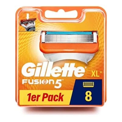 Image de Gillette Fusion 5 lames de rasoir 8 rechange pour humide Homme avec