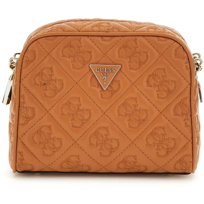 Afbeelding van GUESS Schoudertas Adelasia Crossbody Camera Bag Caramel Bruine