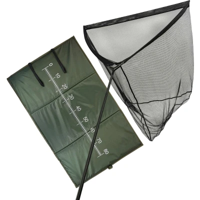 Afbeelding van Fish Xpro Carp Landings set Karpernet met Onthaakmat Karper schepnet incl. 2 Delige steel 180cm 42inch net