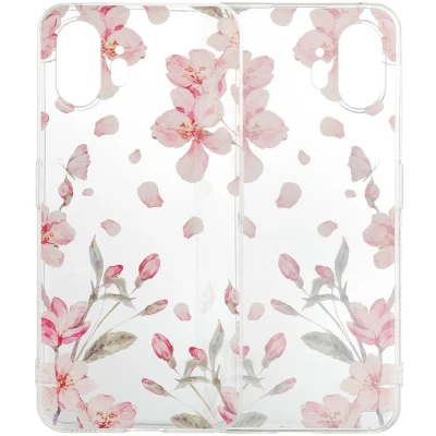 Afbeelding van iMoshion hoesje Geschikt voor Nothing Phone (2) Siliconen Design Meerkleurig / Black Marble