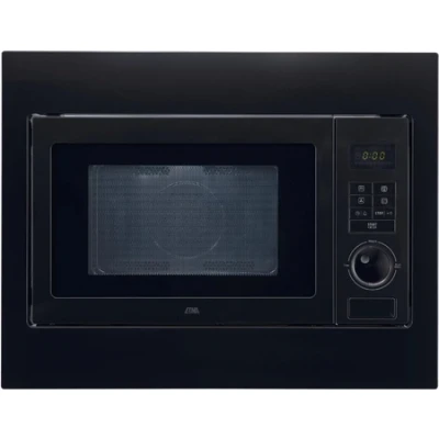 Afbeelding van ETNA CM225ZT Combi magnetron 45cm matzwart draaideur inhoud 25 liter turbo hetelucht timer draaiplateau