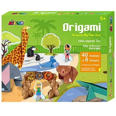 Afbeelding van Avenir Origami Zoo 6301785 knutselset voor kinderen vanaf 6 jaar, papiervouw, dieren