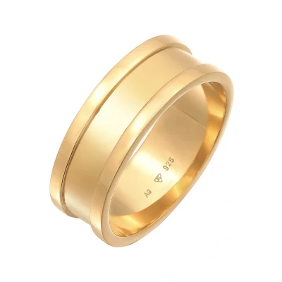 Afbeelding van Kuzzoi Statement Piece Ring goldcoloured, Heren, Maat: 62, Gold coloured