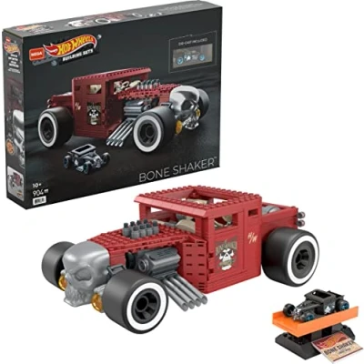Afbeelding van MEGA Construx Hot Wheels HBD50 Autoshaker, groot formaat om te bouwen, 904 delig, voor kinderen vanaf 10 jaar