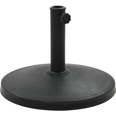 Afbeelding van Parasolvoet rond 10 kg polyresin zwart