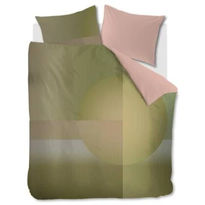 Afbeelding van Beddinghouse Dutch Design Glossy dekbedovertrek Tweepersoons 200x200/220 Groen