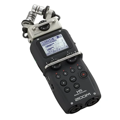 Afbeelding van Zoom H5 mobiele recorder 4 tracks, levering met XY capsule, compatibel alle verwisselbare microfooncapsules van Zoom, voor live opname, filmgeluid, podcast, zwart