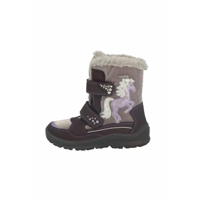 Afbeelding van Lurchi 63L10 aubergine, 31 EU breed, Aubergine