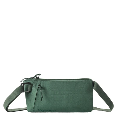 Afbeelding van eagle creek Gordeltas Schoudertas Stash RFID Sling Bag Grass Green Donkergroen