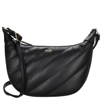 Afbeelding van Charm London Via Dante Schoudertas Crossbody Schouderband Praktisch Stijlvol Zwart