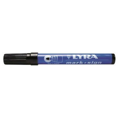 Afbeelding van Lyra mark + sign merkstift permanent zwart