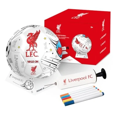 Afbeelding van Liverpool FC kleur jouw eigen mini voetbal